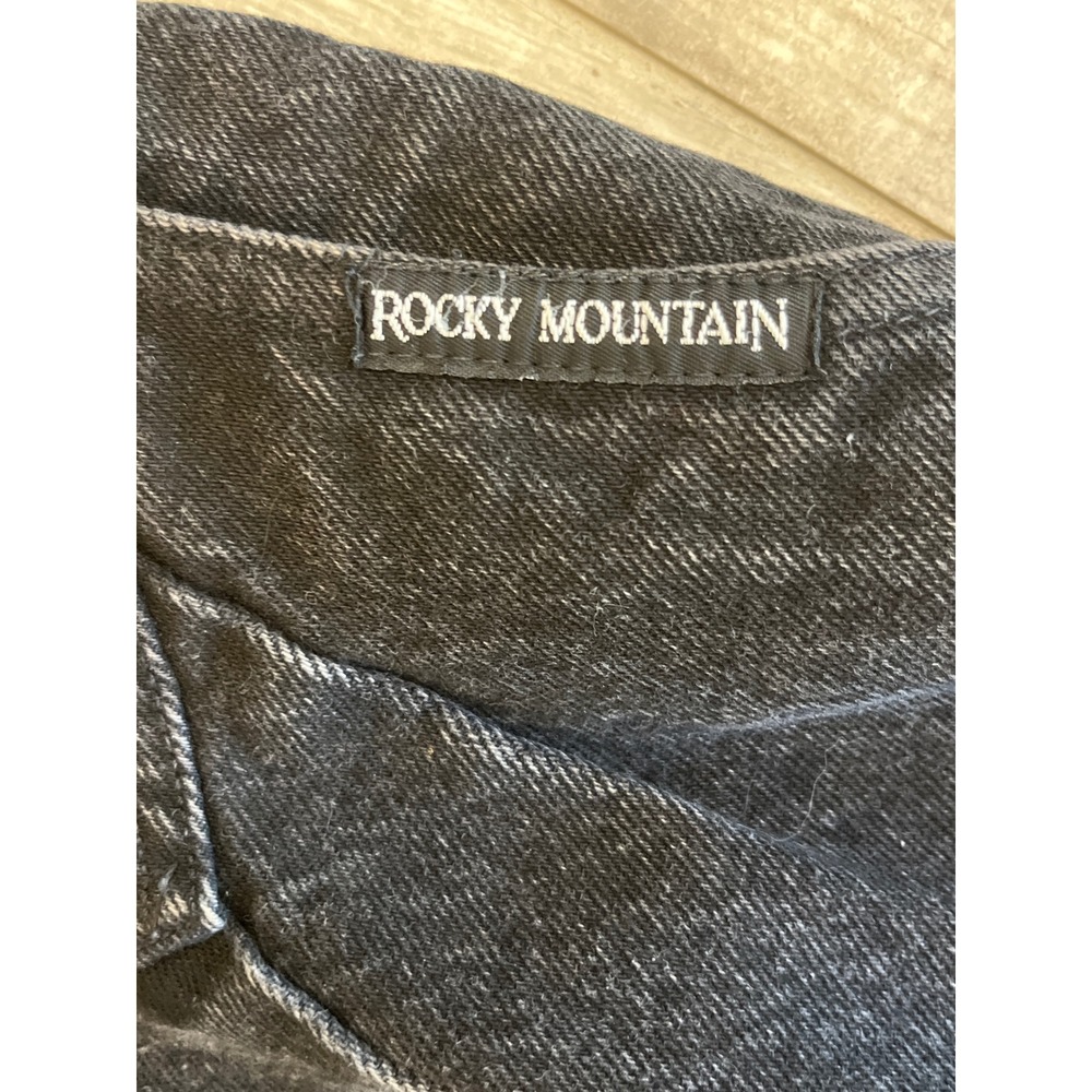 Rocky Mountain Vintage High‎ Waist Western Jeans Black Denim Womens